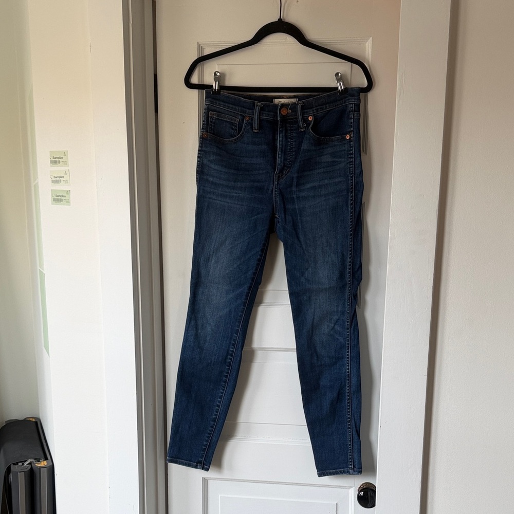 Madewell 10” High-rise Women's Dark Blue Slim Jeans